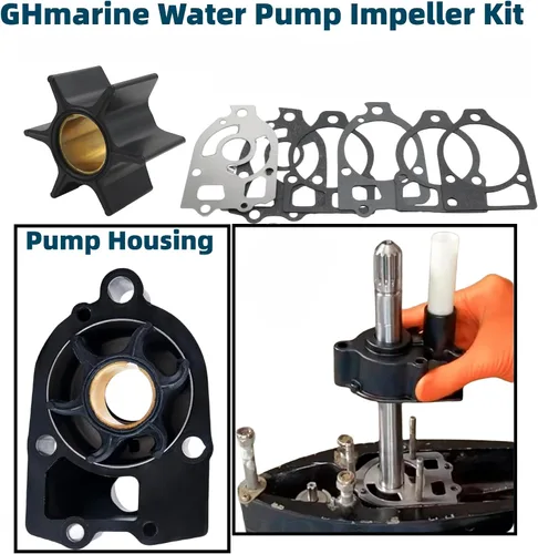 Miniatura 2 de 96148A8 Kit de impulsor de bomba de agua Compatible con MerCruiser alpha one gen 1 Stern Drives 46-96148A8 96148Q8