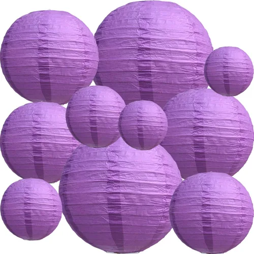Miniatura 53 de BEISHIDA Faroles de Papel Blancos de 12 Pulgadas Decorativos Chinos/Japoneses Colgantes Redondos de Papel Lámparas para Cumpleaños, Bodas, Navidad