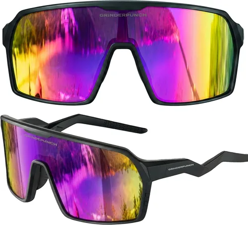 Miniatura 18 de grinderPUNCH Lentes de sol deportivos polarizados para hombres y mujeres, con protección UV, para béisbol, correr, ciclismo, esquí y pickleball