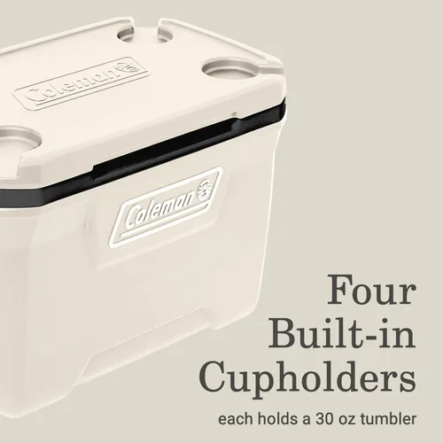 Miniatura 4 de Coleman Classic Series - Enfriador portátil aislado y resistente a las fugas, para exteriores, mantiene el hielo hasta 5 días, 52 cuartos de galón