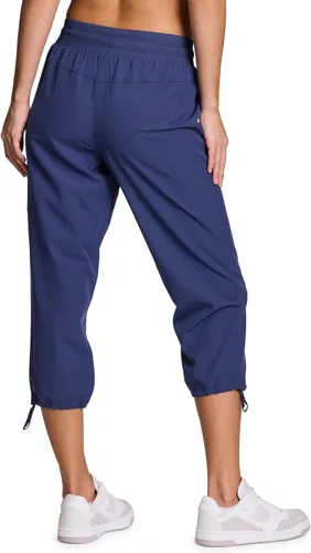 Miniatura 28 de RBX - Pantalón capri deportivo con cordón,ligero, con bolsillos y estilo cargo, para mujer