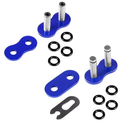 Miniatura 5 de Caltric Cadena de transmisión azul con junta tórica compatible con Yamaha Raptor 660 Yfm660R Yfm-660R 2001-2005