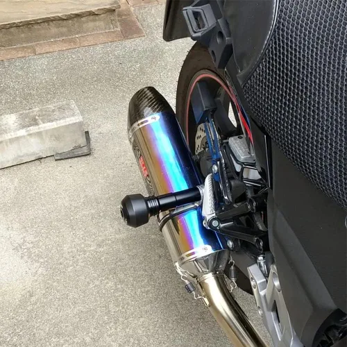 Miniatura 7 de Accessoires - Protector contra caídas de escape deslizante compatible con Suzuki GSXS750, GIXXER 250SF, GIXXER 150SF, GSX-R150, GSX-R125, GSX-S150