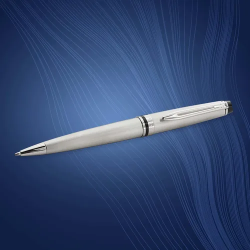 Miniatura 6 de Bolígrafo lacado negro Waterman Expert con oro, – Bolígrafo con tinta azul (s0951700), Acero inoxidable