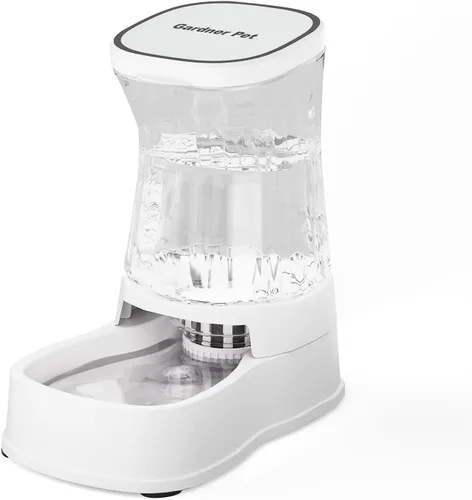 Gardner Pet Dispensador Automático de Agua por Gravedad para Perros, 1.0 Galón 100% Libre de BPA Dispensador de Tazón de Agua para Perros, Fuente de