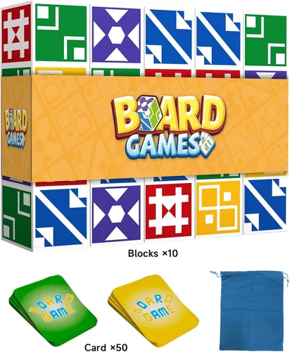 Miniatura 2 de BBnote Juego de Memoria Familiar para Niños y Adultos, Juegos de Mesa de Rompecabezas de Bloques para Niños de 6-8 y 8-12 años, Rompecabezas