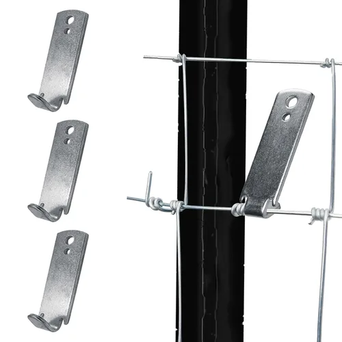 Miniatura 8 de Tornador de alambre para valla para clips de poste en T, herramienta de torsión de alambre de púas para alambre de esgrima, acero inoxidable