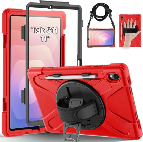 Miniatura 15 de Gerutek Funda para Samsung Galaxy Tab S6 Lite de 10.4 pulgadas 2024/2022/2020, funda protectora de cuerpo completo con protector de pantalla