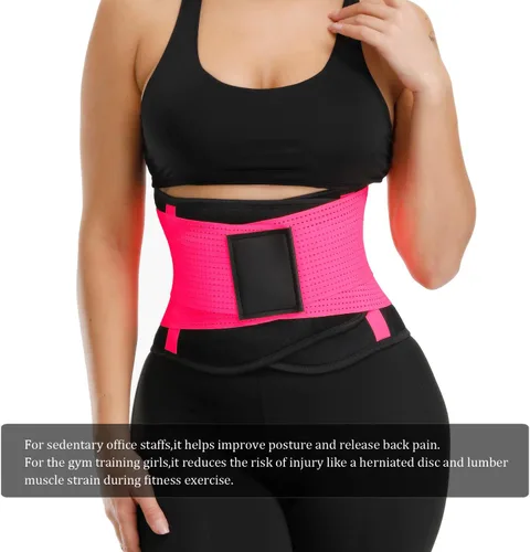 Miniatura 3 de VENUZOR Cinturón de entrenamiento de cintura para mujer – Faja reductora de cintura – Cinturón adelgazante – Cinturón deportivo (grado UP)