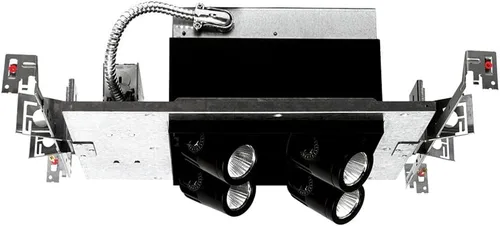 Miniatura 6 de WAC Lighting MT-4LD116N-S27-BK Carcasa para módulo de precisión LED de 1 luz, Spot, 2700K
