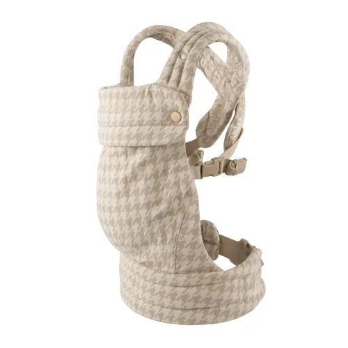 Miniatura 11 de Portabebés ergonómico para recién nacidos a niños pequeños, ligero y transpirable, de algodón, para comodidad con manos libres (blanco hueso)