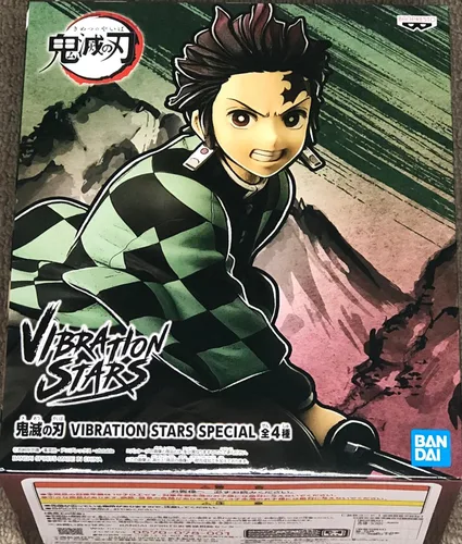 Banpresto 16373 Demon Slayer (Kimetsu no Yaiba) Estrellas de Vibración Tanjiro Kamado Figura, Múltiples Colores