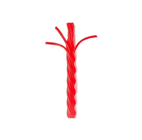 Miniatura 2 de Pullin Peel Cherry Licorice Candy – Paquete familiar a granel de 72 unidades, envuelto individualmente, caramelo rojo suave y masticable, bolsa de 2