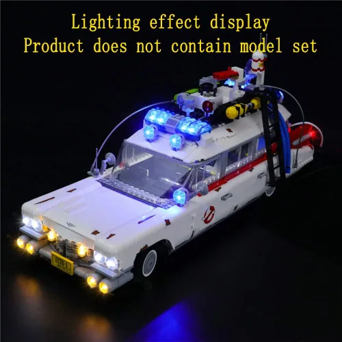 Miniatura 5 de GEAMENT Kit de luz LED compatible con Lego 10274 Ghostbusters ECTO-1 (Ver.2020) - Juego de iluminación para modelo de construcción de creadores