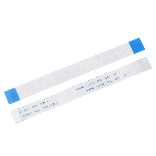 Miniatura 33 de uxcell Cable plano flexible, 10 pines de 0.020 in de paso de 5.906 in FPC FFC cable de cinta flexible para TV LCD, reproductor de DVD, laptop, 5