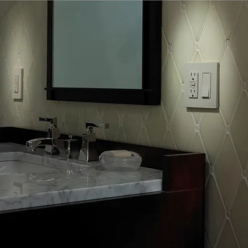 Miniatura 4 de Lutron Claro - Placa de cubierta para interruptor de luz, placa de pared de 2 posiciones, para interruptores de luz decorativos, cubierta de Acero