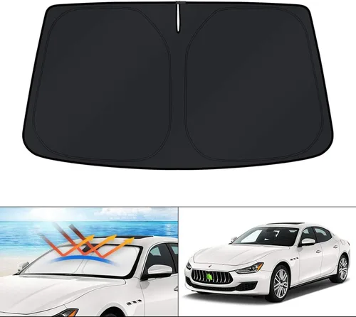 Miniatura 106 de KUST - Parasol plegable para parabrisas para Ford Ranger, accesorios 2019-2025 2026, parasol personalizado para ventana, protector solar plegable