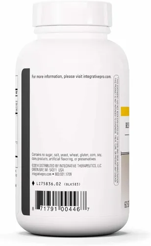 Miniatura 3 de Integrative Therapeutics Resveratrol Ultra HP - Suplemento antioxidante para apoyo a la salud cardíaca*- Cápsulas blandas sin soja una vez al día