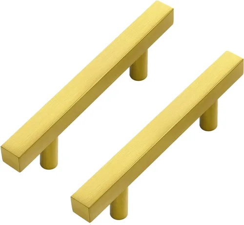 Miniatura 15 de Ravinte Paquete de 30 tiradores cuadrados de 5 pulgadas de acero inoxidable negro mate para cajones de cocina, manijas de gabinete de 5 pulgadas