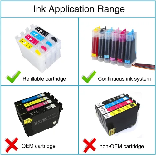 Miniatura 2 de Kit de tinta de recarga de tinte para L800 L805 Artisan 1430 1500w 730 837 835 810 800 725 710 700 600 50 PHOTO1410 1400 RX680 RX595 RX580 RR 149.6