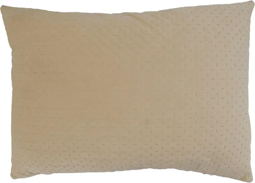 Miniatura 15 de SARO LIFESTYLE Pinsonic - Almohada de terciopelo beige, 14 x 20 pulgadas, relleno de poliéster