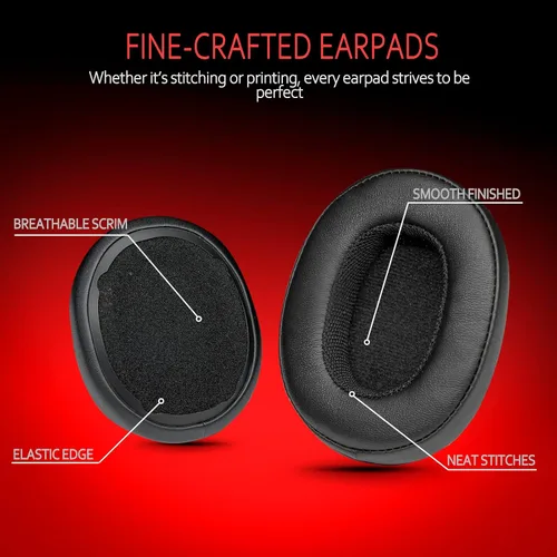 Miniatura 3 de Krone Kalpasmos Skull CandyWireless - Almohadillas de repuesto con cancelación de ruido para Skullcandy Crusher Evo/Hesh 3/Hesh Evo, repuesto