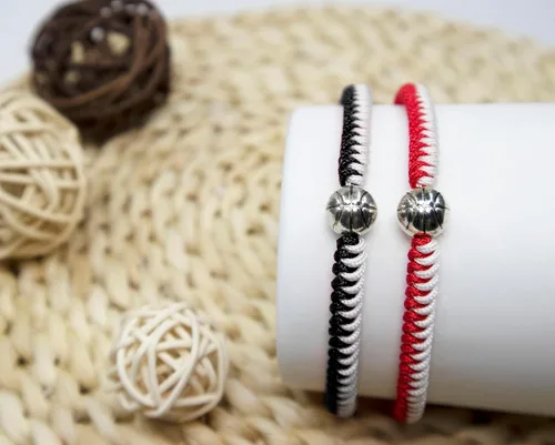 Miniatura 35 de MANYC Basketball Bracelets Adjustable for Boys, Girls, and Adults Handmade Gifts for Basketball Players