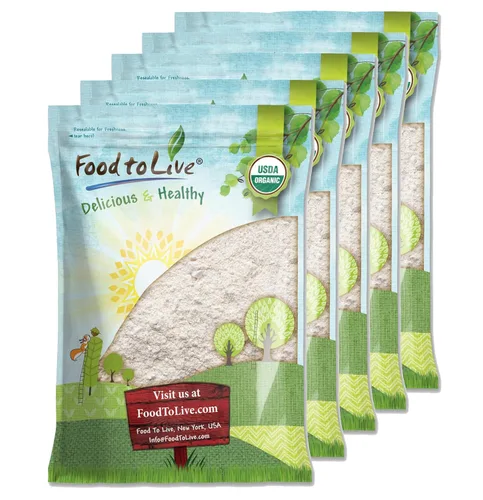 Miniatura 9 de Food to Live - Harina de trigo sarraceno descascarado orgánico, 3 libras - Sin OMG, granos de trigo sarraceno crudos finamente molidos, Kosher