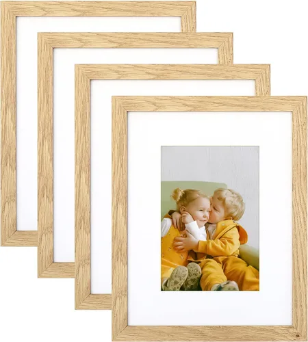 Miniatura 9 de ATOBART Juego de 3 portarretratos de 4 x 6, marco de fotos de madera negra para pared y mesa, se adapta a 3.5 x 5 pulgadas con paspartú o 4 x 6 sin