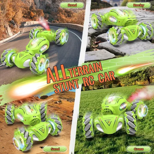 Miniatura 6 de Fosgoit Juguete de auto de acrobacias RC con detección de gestos para niños y niñas de 6 a 12 años, regalos de cumpleaños para niños, auto RC