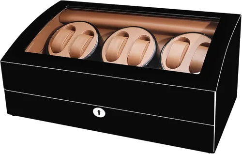 Miniatura 8 de Sepano Bobinadora automática de reloj colector I 6 bobinadoras de reloj con 7 cajas de almacenamiento y motor silencioso Mabuchi gran capacidad uno