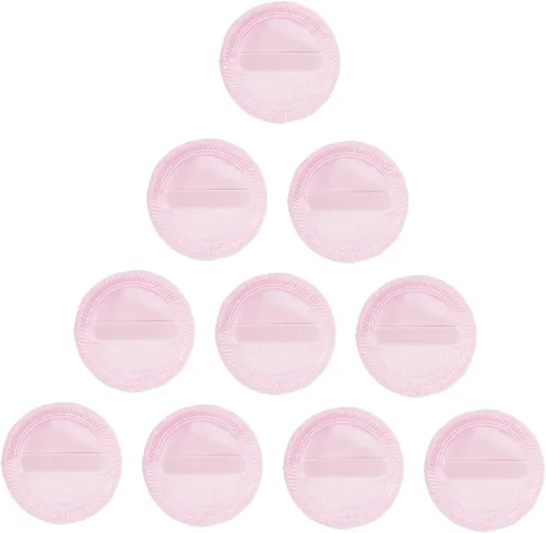 FRCOLOR 2 piezas de soplo de polvo de algodón para mezcla de maquillaje, correa de soplo para polvo suelto y mineral, accesorios cosméticos