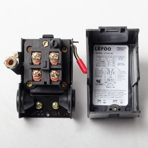 Miniatura 2 de Secbolt Válvula de control de presión de aire con manómetro regulador múltiple Compresor de aire con presostato y válvula de control de presión