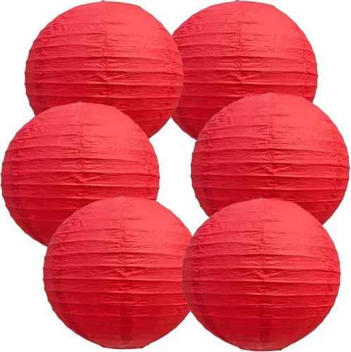 Miniatura 56 de BEISHIDA Faroles de Papel Blancos de 12 Pulgadas Decorativos Chinos/Japoneses Colgantes Redondos de Papel Lámparas para Cumpleaños, Bodas, Navidad