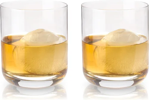 Miniatura 7 de Viski Juego de 2 vasos de whisky de cristal, cristal de alta calidad, elegantes vasos de cóctel de bola baja, juego de regalo de copa de cóctel, 12