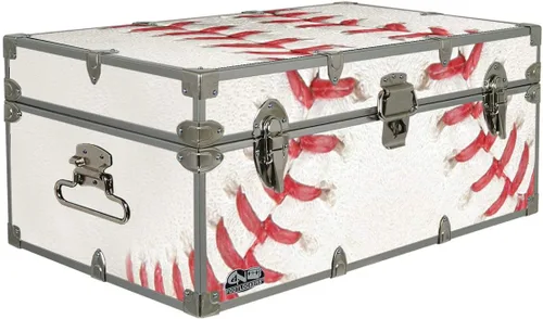 C&N Footlockers Baúl de diseñador – Baúl de almacenamiento con temática deportiva – Disponible en 15 temas diferentes – 32 x 18 x 13.5 pulgadas