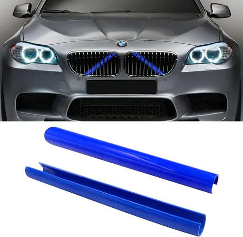 Miniatura 17 de Jaronx Compatible con Cubierta de Soporte en V de BMW, Insertos de Parrilla Frontal Cubiertas de Moldura de Soporte en V Compatibles con BMW