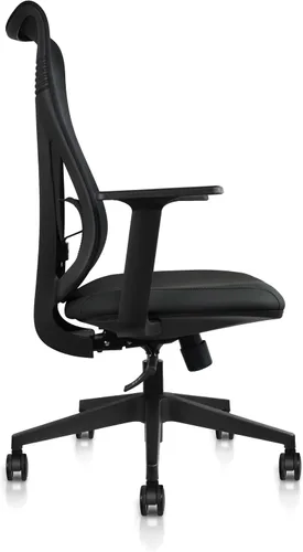 Miniatura 5 de 2xhome Silla de oficina ergonómica Silla de escritorio de malla de respaldo alto Soporte lumbar ajustable de inclinación reclinable Asiento