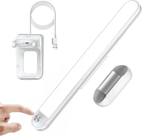 Luces de litera regulables, barra de luz táctil, temperatura de color ajustable, iluminación inalámbrica para niños, lectura de pared, lámpara de