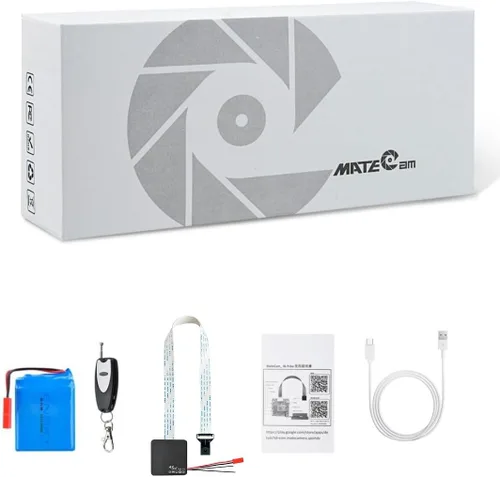 Miniatura 6 de Mini cámara 4K 13Mp Imx258 CMOS módulo de lente 11.8 pulgadas/11.8 in Cable Seguridad para el hogar WiFi Pequeña Niñera Cam Video Batería Tiny House