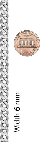 Miniatura 14 de LIFETIME JEWELRY Collar de cadena de eslabones cubanos chapado en oro de 24 quilates para hombres y mujeres (0.236 in y 0.374 in)