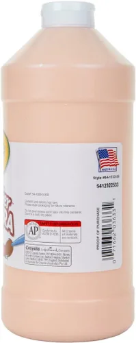Miniatura 4 de Crayola Tempera Paint - Botella de plástico para apretar, 32 onzas, color melocotón