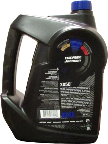 Miniatura 2 de Johnson Evinrude/OMC XPS Marine XD50 - Paquete de 3 galones de aceite, 779718, 0764354, 0779718