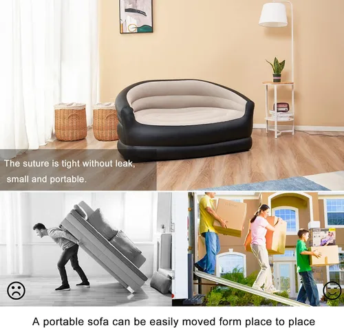 Miniatura 6 de Sofá inflable de aire, silla inflable para exteriores y sala de estar
