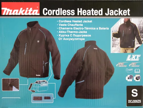 Miniatura 20 de Makita DCJ205ZS LXT Chaleco con calentador, de 18 voltios, solo (negro, S), pequeño