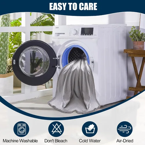 Miniatura 8 de Fundas impermeables para sofá modular en forma de L, 2 piezas, lavable, en forma de L, protector de muebles acolchado de jacquard para perros, Gris