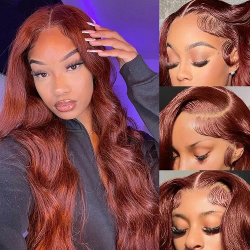 Miniatura 16 de Peluca Rubia Miel Cabello Humano Body Wave 13x6 Encaje Frontal Pelucas de Cabello Humano Para Mujeres Negras 22 Pulgadas