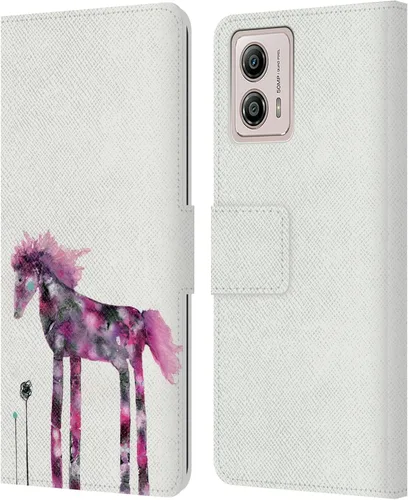 Miniatura 15 de Head Case Designs Officially Licensed Wyanne Blue Watercolour Bear Animals 2 Leather Book Wallet Case Cover Compatible with Motorola Moto G53 5G
