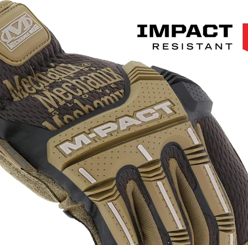 Miniatura 5 de Mechanix Wear M-Pact - Guantes de puño abierto, resistentes a la abrasión, para trabajar cómodamente, diseño transpirable, ajuste seguro, lavables a