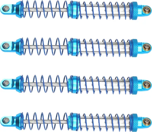 Miniatura 8 de 4 amortiguadores de metal Vgoohobby ajustables compatibles con Axial SCX10 Traxxas TRX4 D90 90046 Redcat Gen7 1/10 RC Crawler Car (azul, 2.756 in)